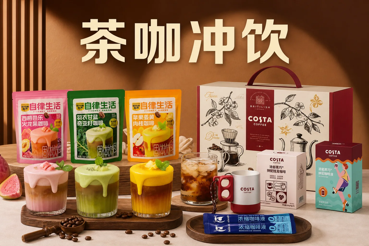 茶咖冲饮