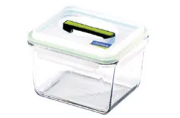 Glasslock玻璃保鲜盒大号大容量手提泡菜罐3700ml MHRB-370