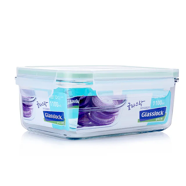 Glasslock韩国钢化玻璃保鲜盒1100ml MCRB-110
