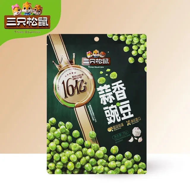 三只松鼠蒜香豌豆75g