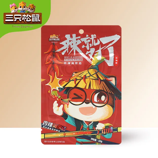 三只松鼠海带结100g