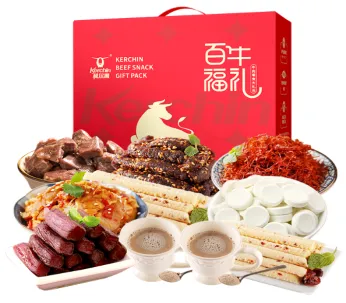 科尔沁百福牛礼礼盒812g 【牛肉零食超全礼盒】团购爆款