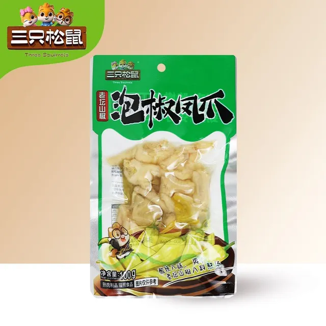 三只松鼠泡椒凤爪100g