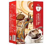 野鼬咖啡-猫屎咖啡黄金曼特宁咖啡之挂耳滤挂式意式即饮手冲黑咖啡粉10g*7包【门店同款】