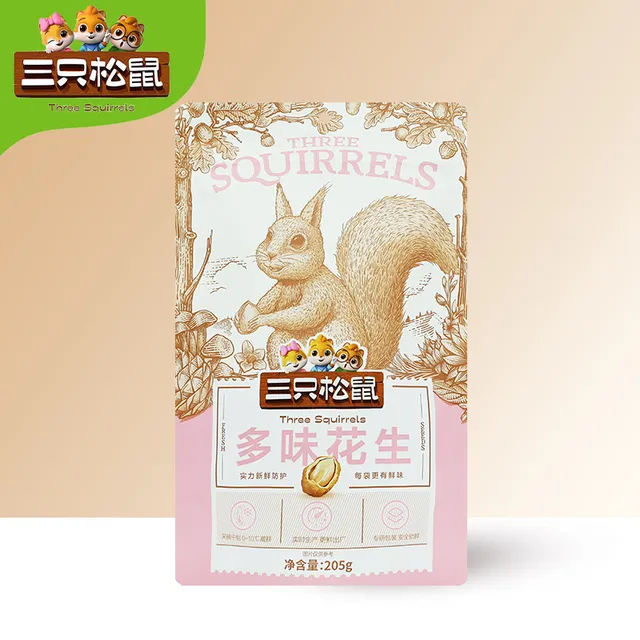 三只松鼠多味花生205g