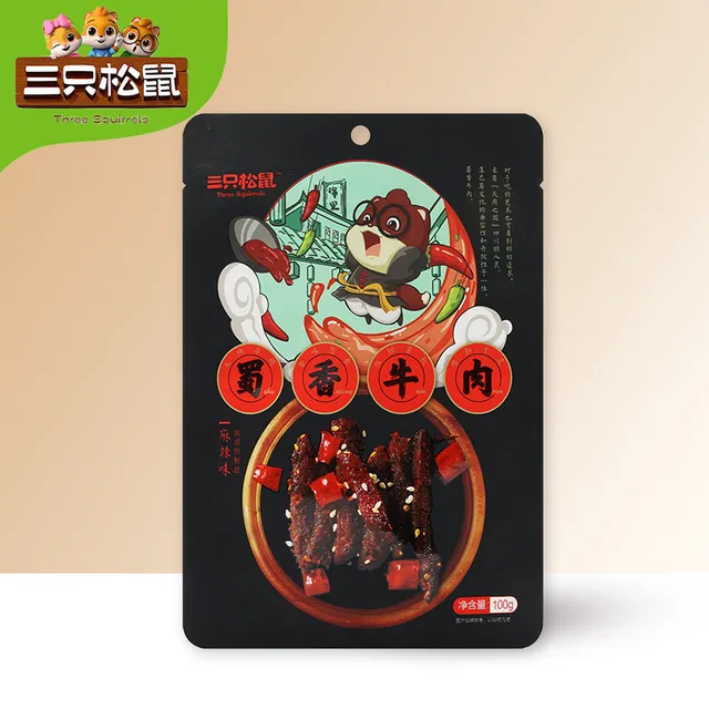 三只松鼠麻辣味蜀香牛肉100g