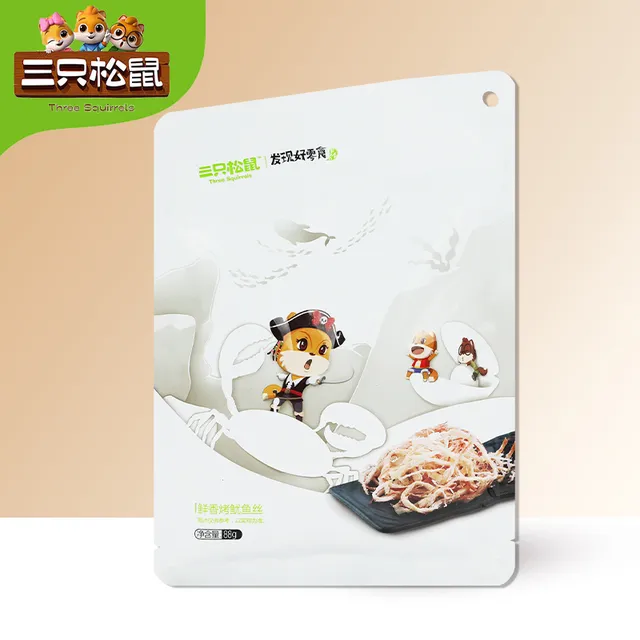 三只松鼠鲜香烤鱿鱼丝88g