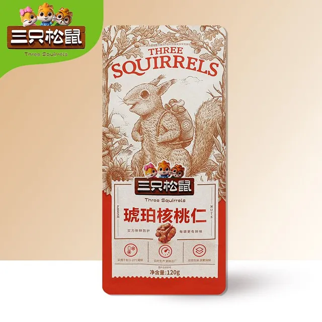 三只松鼠琥珀核桃仁120g