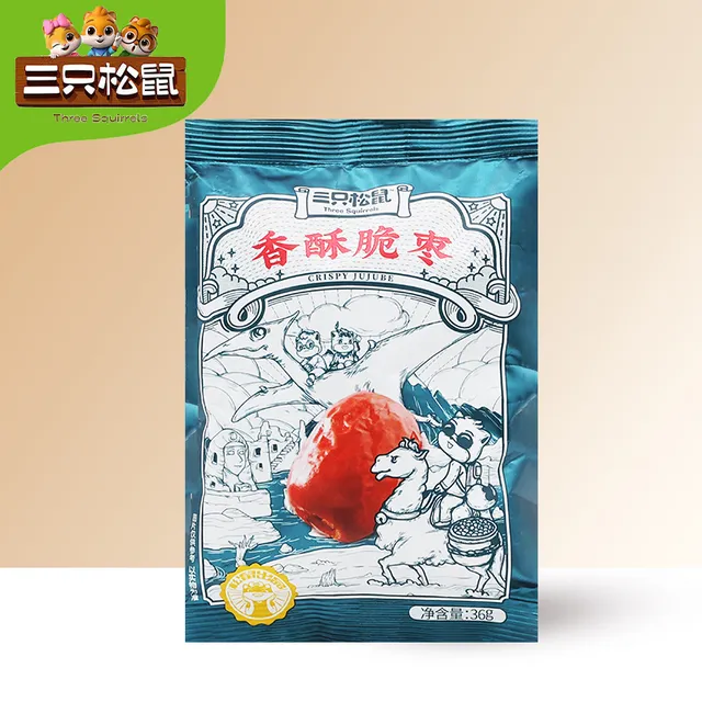 三只松鼠香酥脆枣36g
