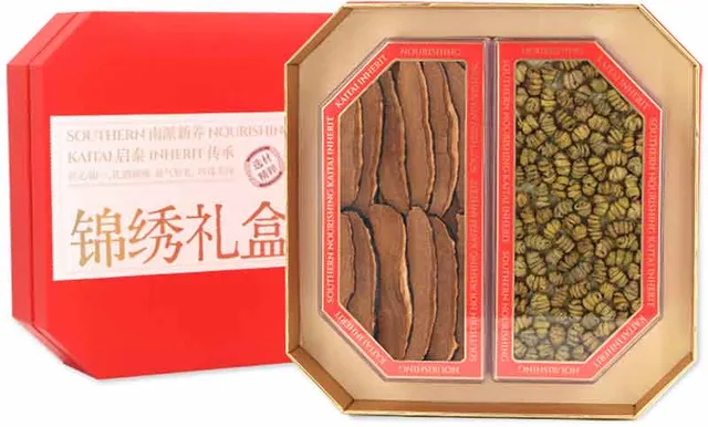 灵芝片石斛双拼礼盒(65g+100g)