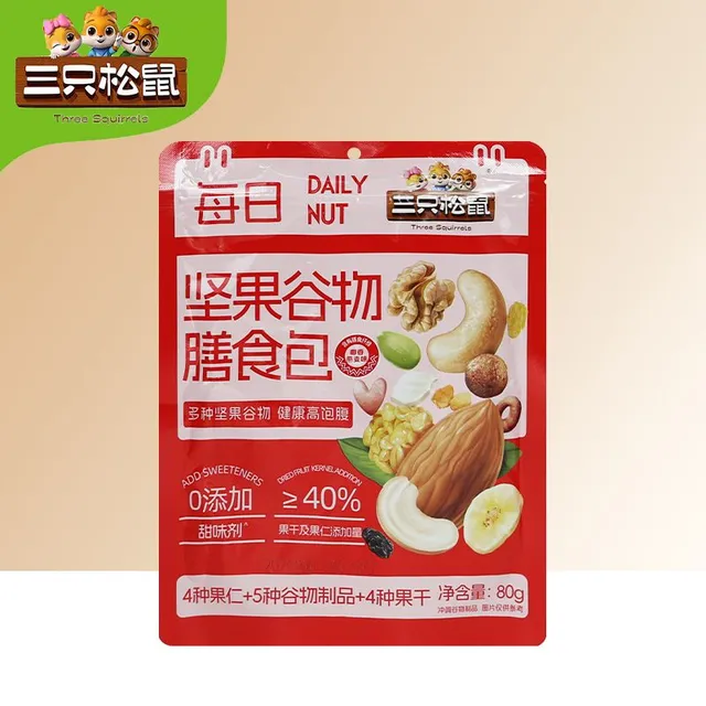 三只松鼠坚果谷物膳食包80g