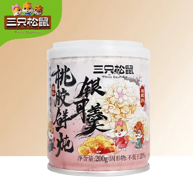 三只松鼠桃胶鲜炖银耳羹200g