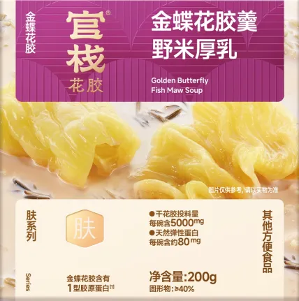 官栈养肤系列花胶羹野米厚乳200g