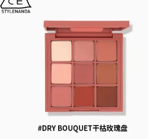 3CE三熹玉 九色纷呈眼影盘 #干枯玫瑰#DRY BOUQUET