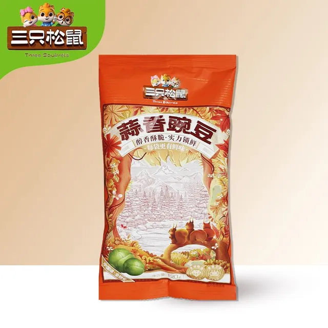 三只松鼠蒜香豌豆120g