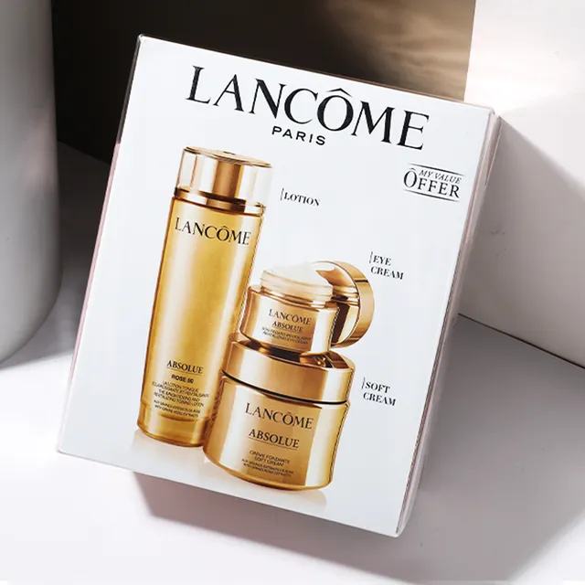 Lancome兰蔻菁纯套装三件套护肤礼盒 (菁纯水150ml 面霜60ml 眼霜20ml)