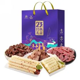科尔沁精选经典礼盒457g 【牛肉零食尝新礼盒】团购爆款