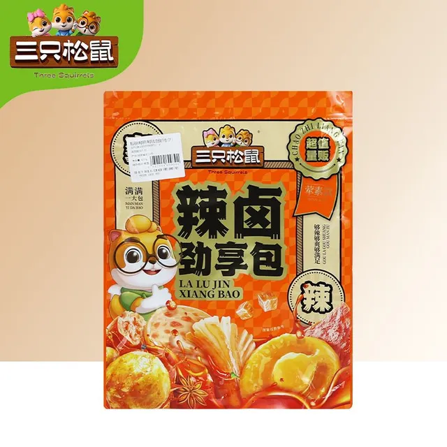 三只松鼠辣卤礼包477g【76袋装】