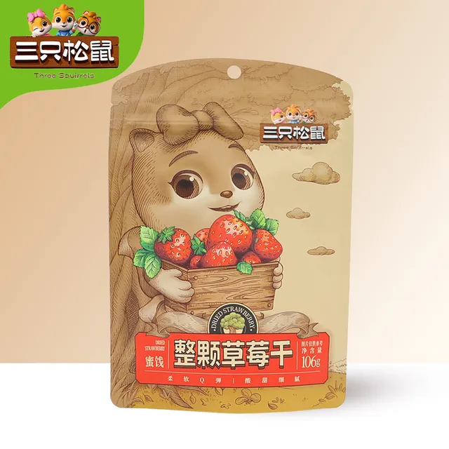 三只松鼠草莓干106g