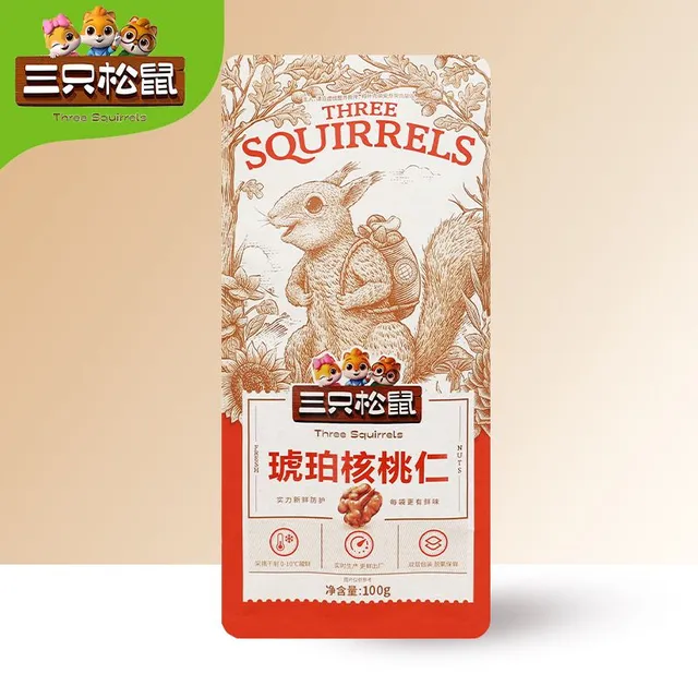 三只松鼠琥珀核桃仁100g