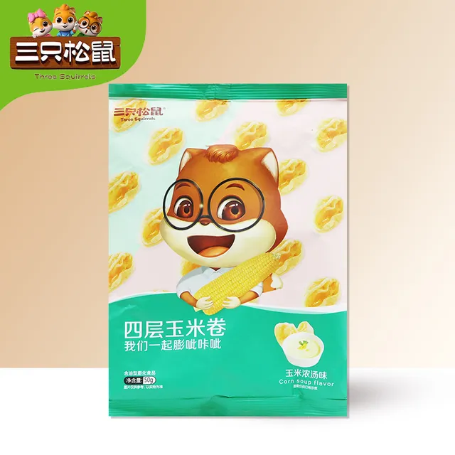 三只松鼠四层玉米卷50g