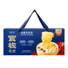 官栈三口味金蝶花胶粥礼盒装238g*6