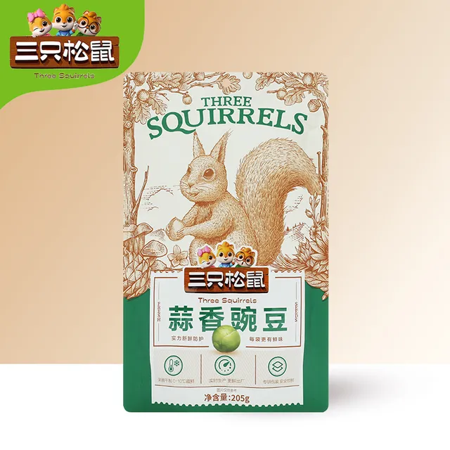 三只松鼠蒜香豌豆205g