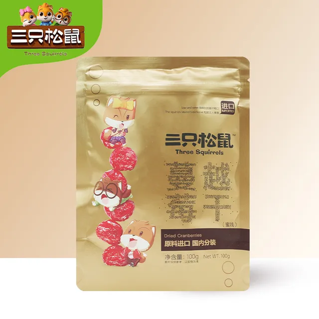 三只松鼠蔓越莓干100g