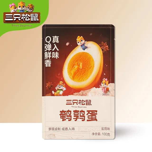 三只松鼠鹌鹑蛋100g