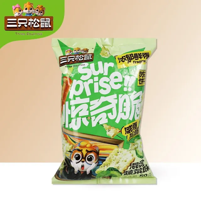 三只松鼠惊奇脆混合蔬菜味50g