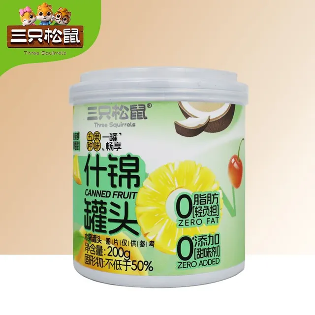 三只松鼠什锦罐头200g