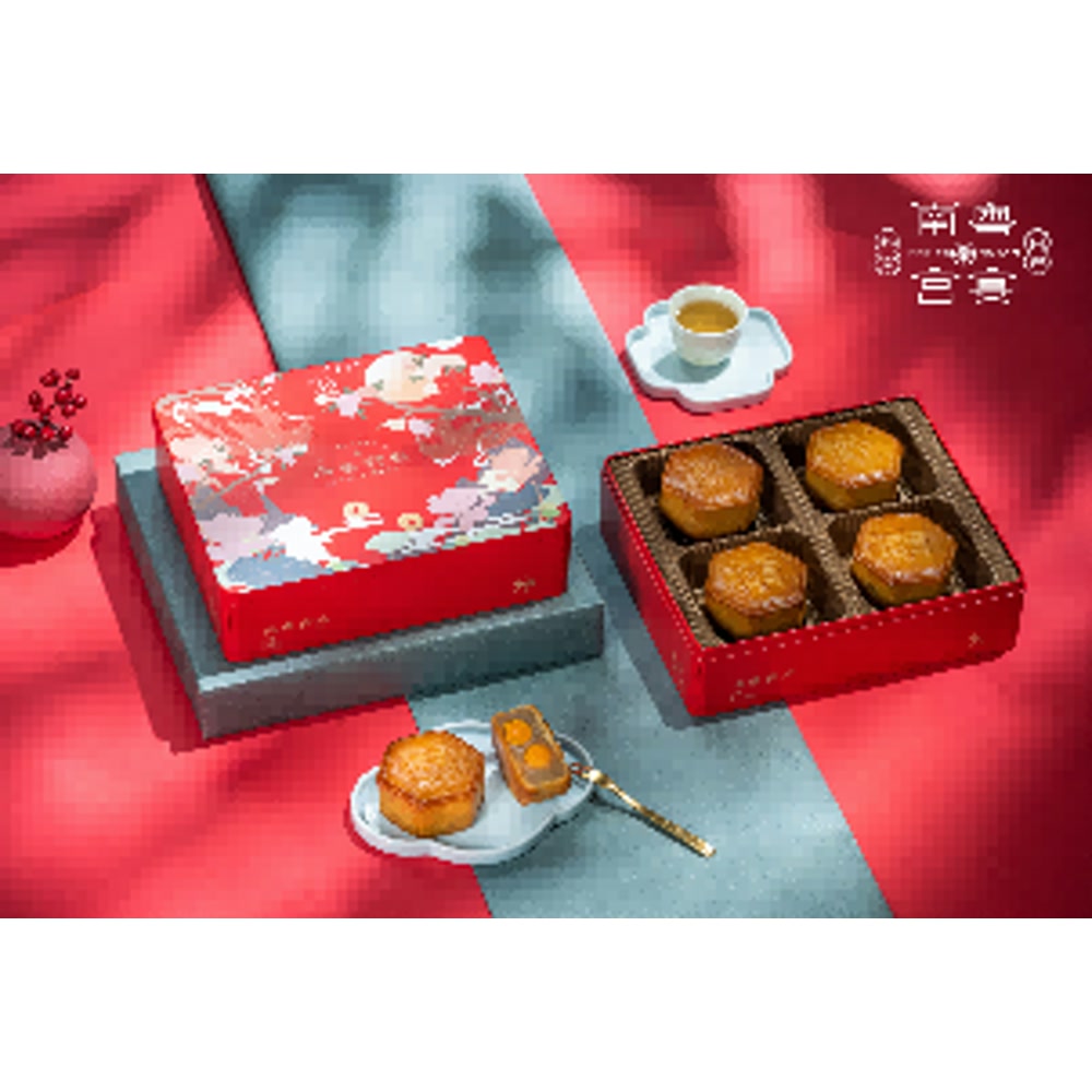 锦华 金装双黄纯莲蓉月饼(独家)