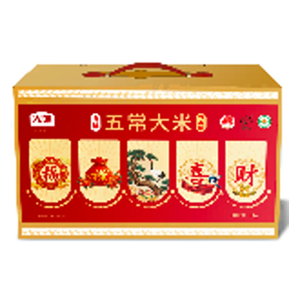 光明有机 五常大米•光明五福稻礼盒(五优稻4号)